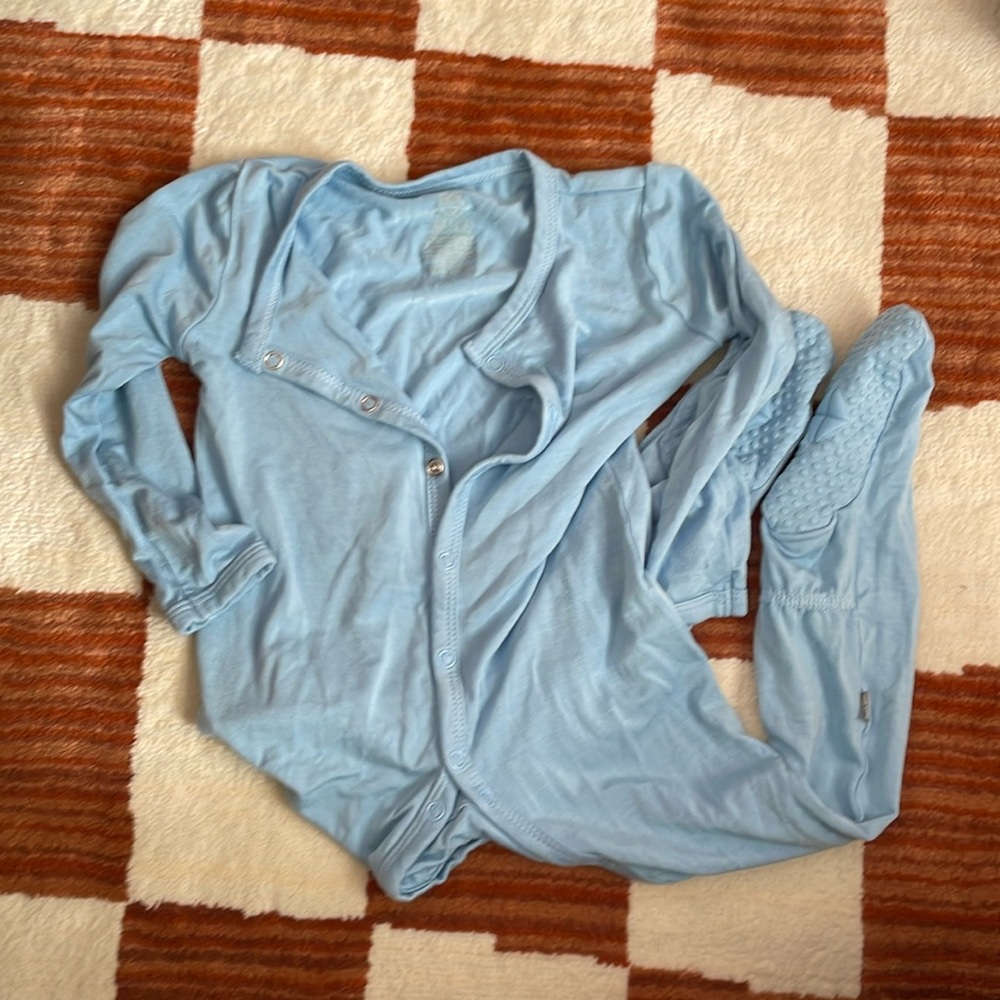Kyte baby onesie button up footie